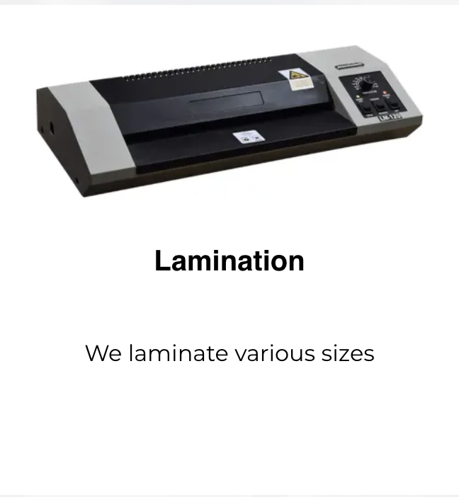 Our laminating machine