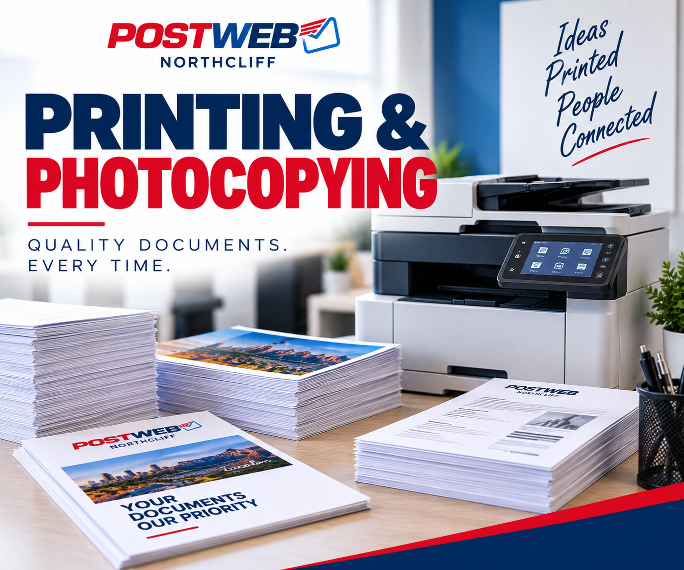 Printing and photocopying at PostWeb Northcliff