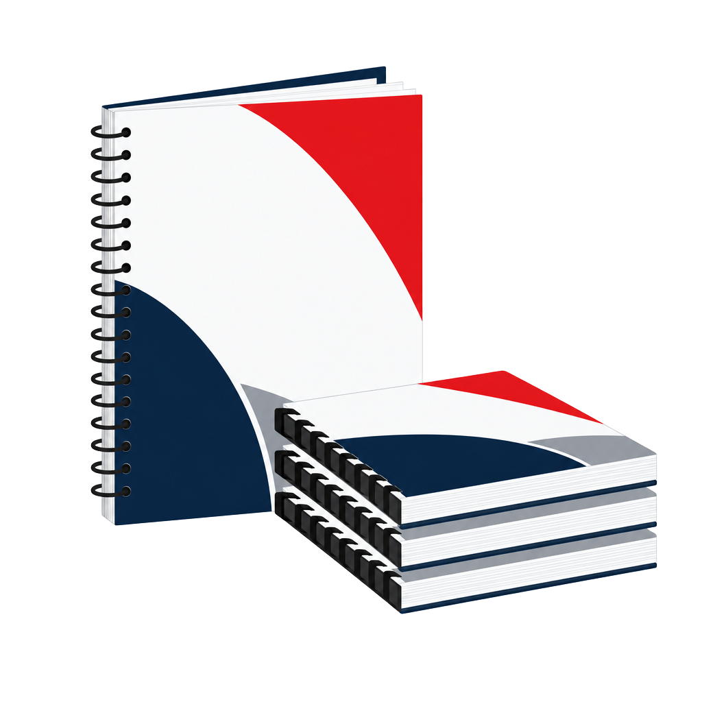 Spiral and comb bound documents